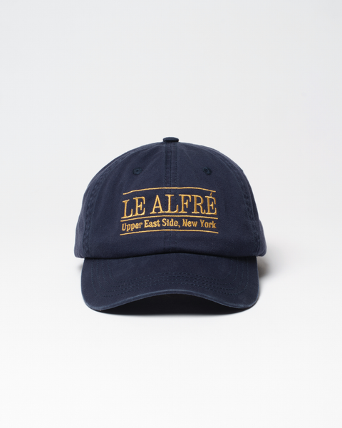Le Alfré Upper East Side Navy Throwback Cap