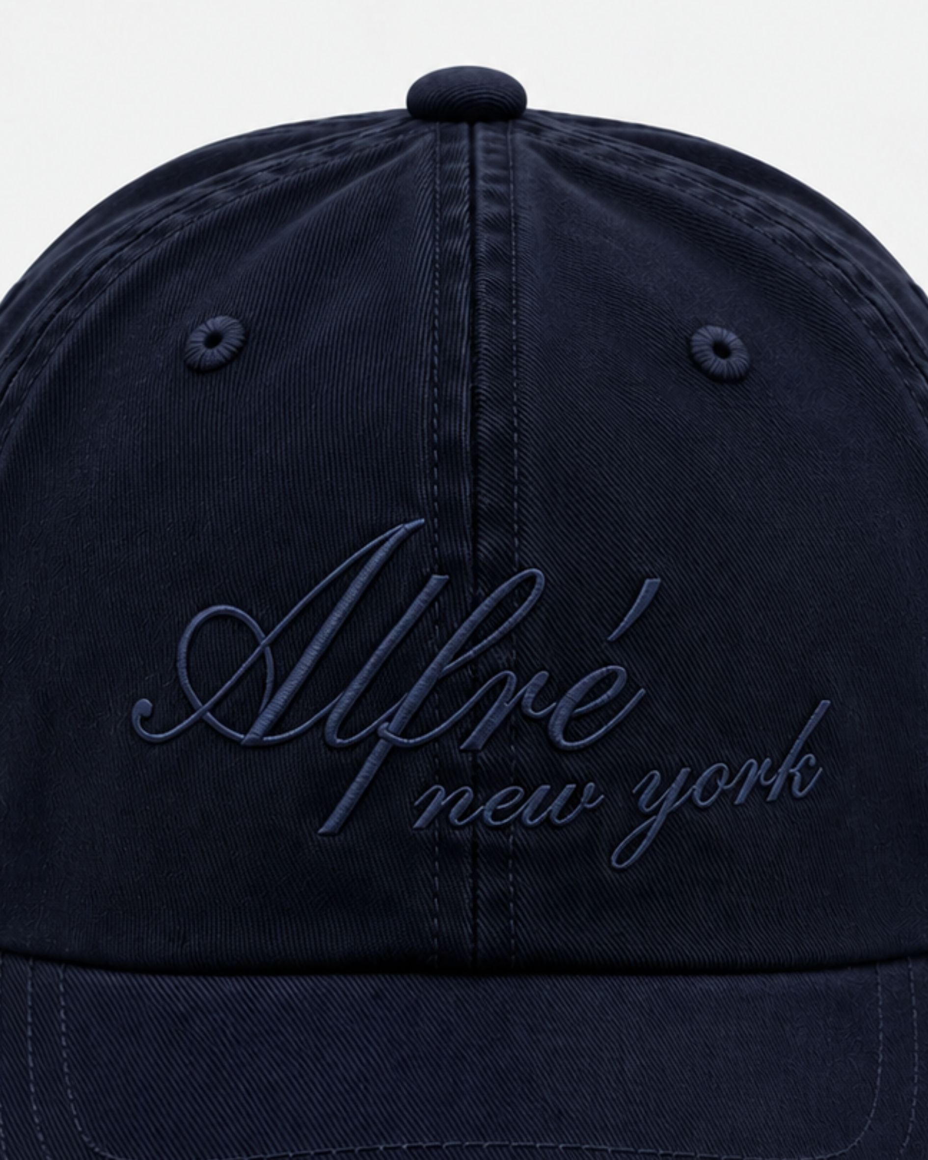 Navy Alfré New York Signature Cap | Le Alfré