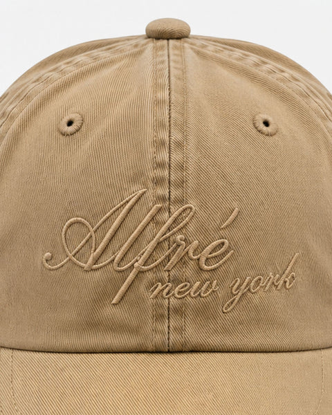 Beige Alfré New York Signature Cap