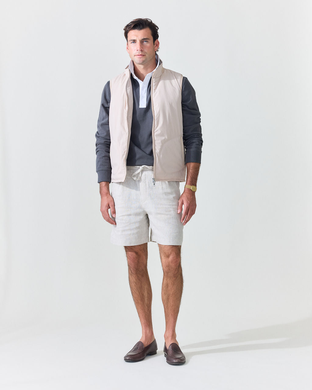 Le Rugby' Classique Melange Grey Rugby Shirt | Le Alfré