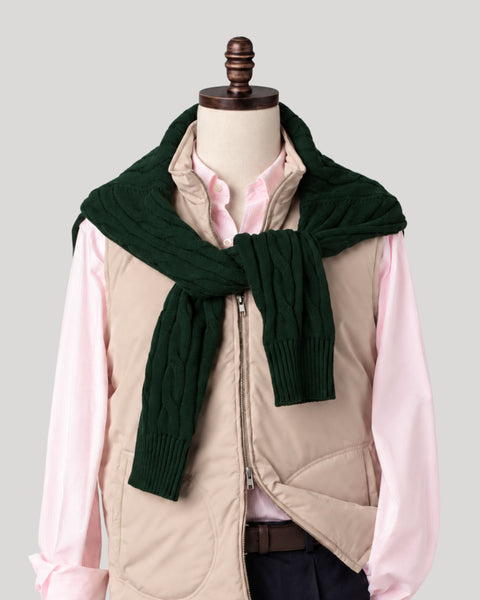 Taupe Lightweight Padded Gilet