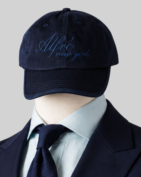 Navy Alfré New York Signature Cap