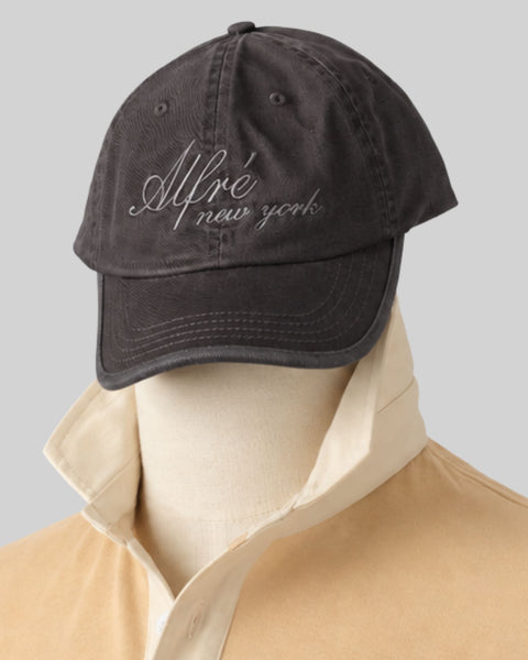 Dark Grey Alfré New York Signature Cap