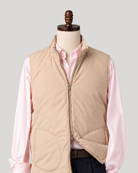 Taupe Lightweight Padded Gilet