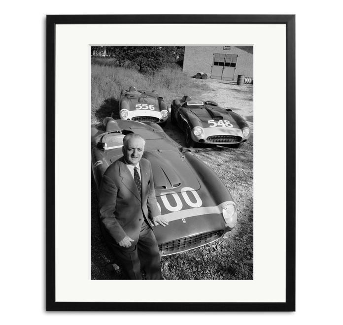 Enzo Ferrari At His Factory Limited Edition Print