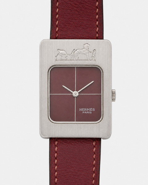 Vintage Hermès Calèche Burgundy Tank
