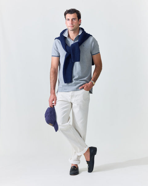 Classic Grey Alfré Pique Polo