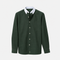 Classic Hunter Green Contrast Collar Oxford Shirt