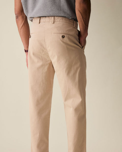 Cream Linen Blend Trouser