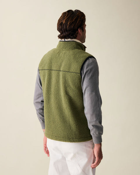Alfré Olive Fleece Gilet