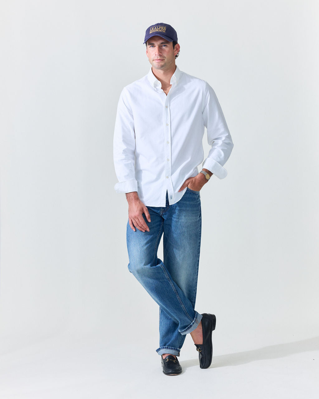 Classic White Oxford Shirt | Le Alfré