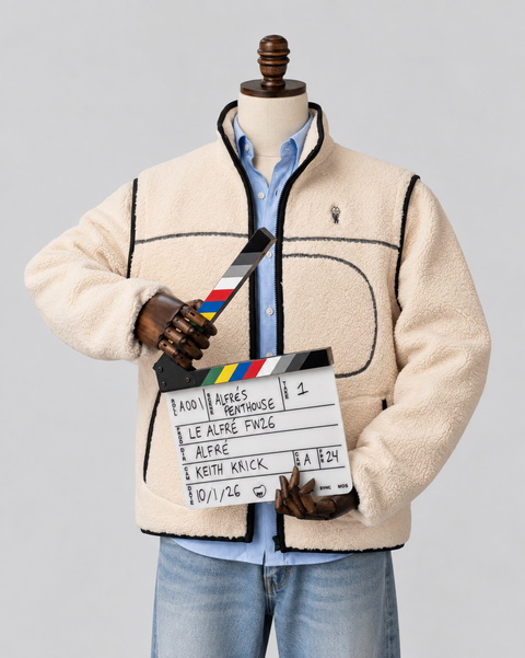 Alfré Cream Modular Fleece Gilet Jacket