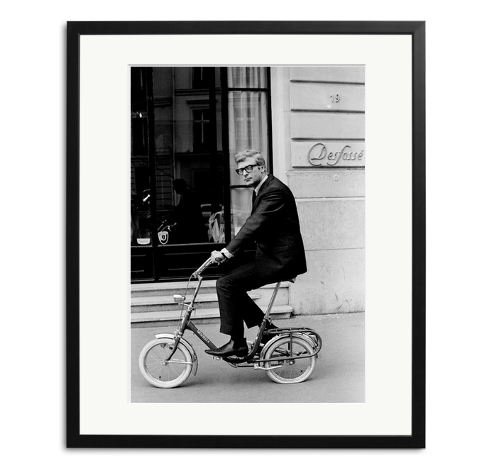 Michael Caine on His Bike Limited Edition Print