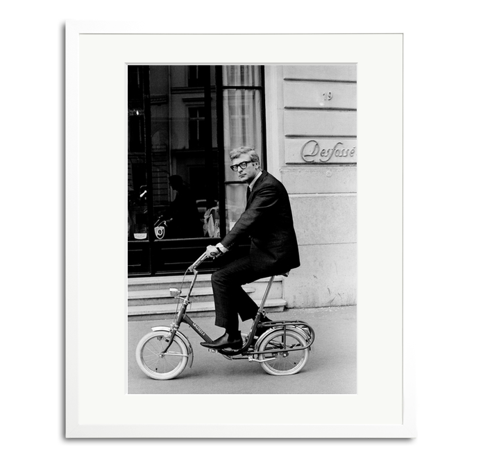 Michael Caine on His Bike Limited Edition Print