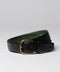 "Le Belt" Black Pebble Grain Leather