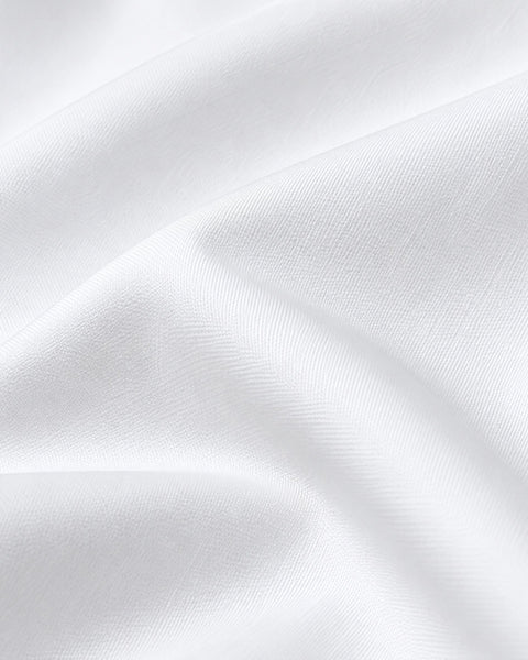 White Broadcloth Spread Collar Dress Shirt