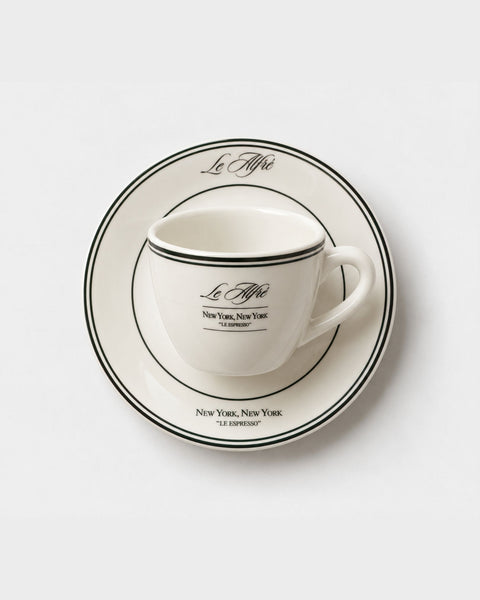 Le Alfré Espresso Cup & Plate Full Set
