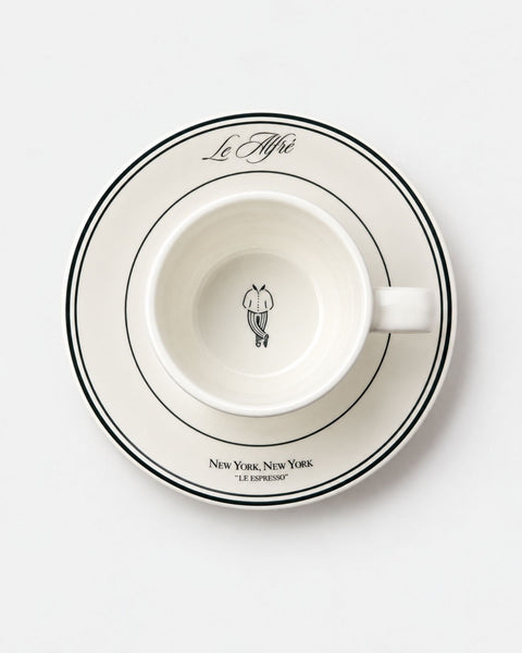 Le Alfré Espresso Cup & Plate Full Set