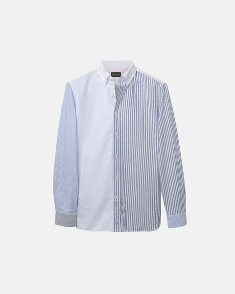 【MODERNIF】Leta striped oxford shirt Le Fun' Striped Oxford Shirt | Le Alfré