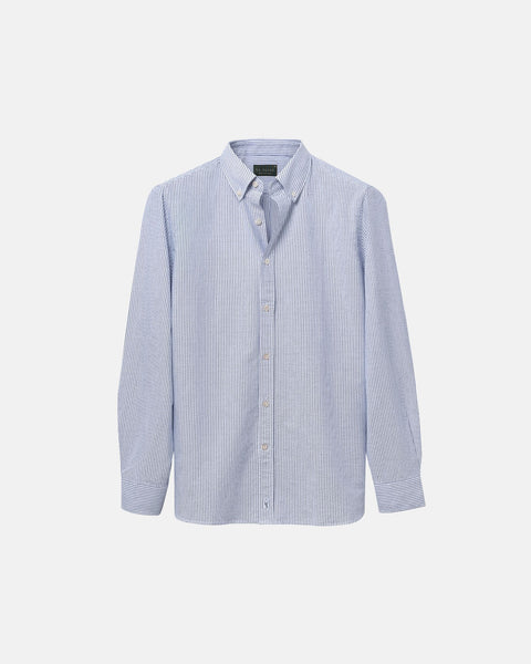 Le Stripe' Navy Oxford Shirt