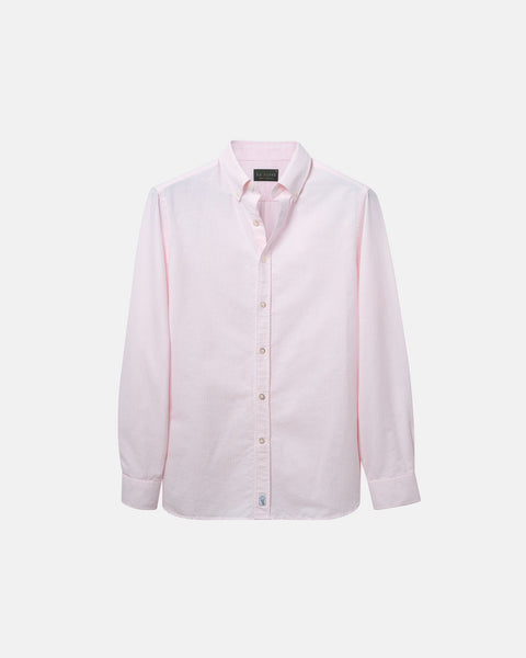 'Le Stripe' Pink Oxford Shirt | Le Alfr XS 'Le Stripe' Pink Oxford Shirt | Le Alfr XS