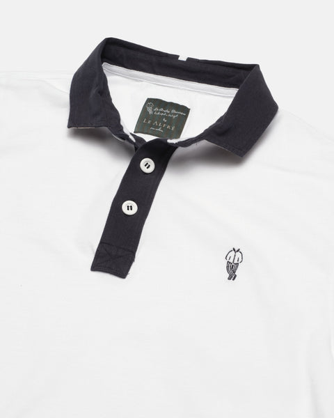 'Le Rugby' Classique White Rugby Shirt