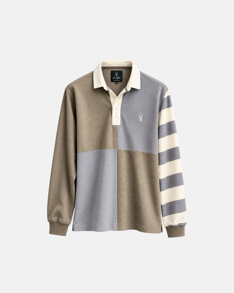 Alfré's Olive Colorblock Rugby Shirt