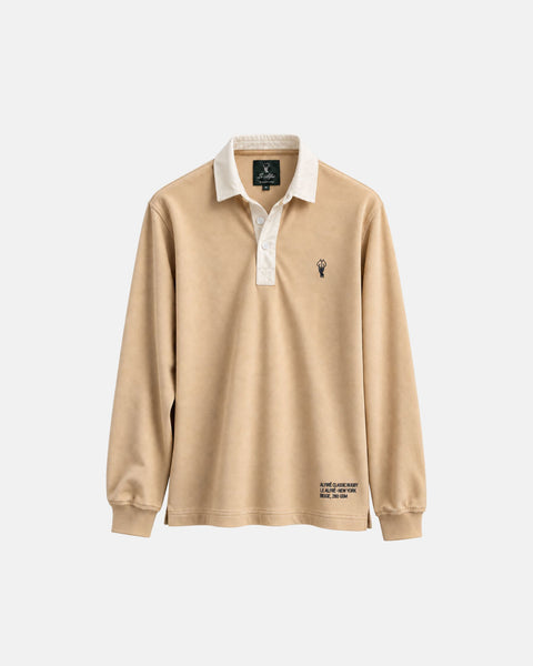 Alfré's Signature Beige Rugby Shirt