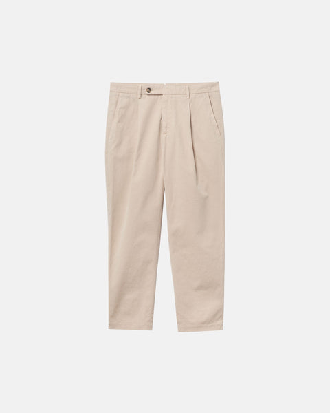 Cream Linen Blend Trouser