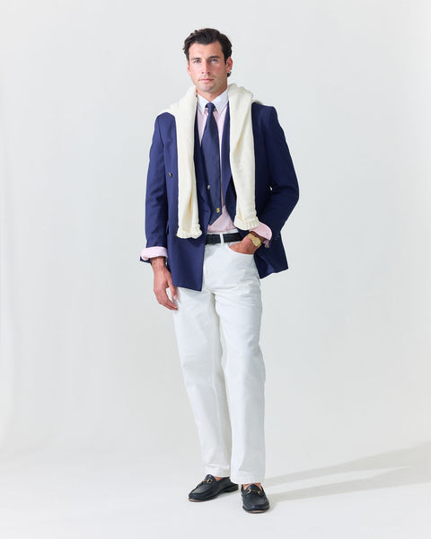 'Le Original' Pink Contrast Collar Oxford Shirt